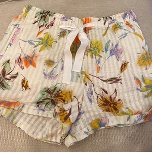 Tanya Taylor Floral Beach Short - would fit size 6-8
